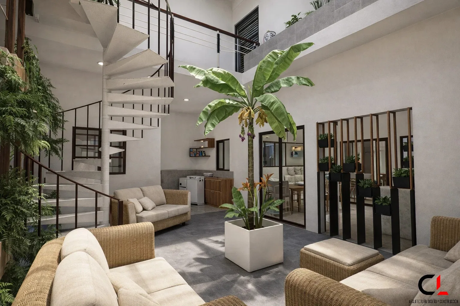 Patio interior