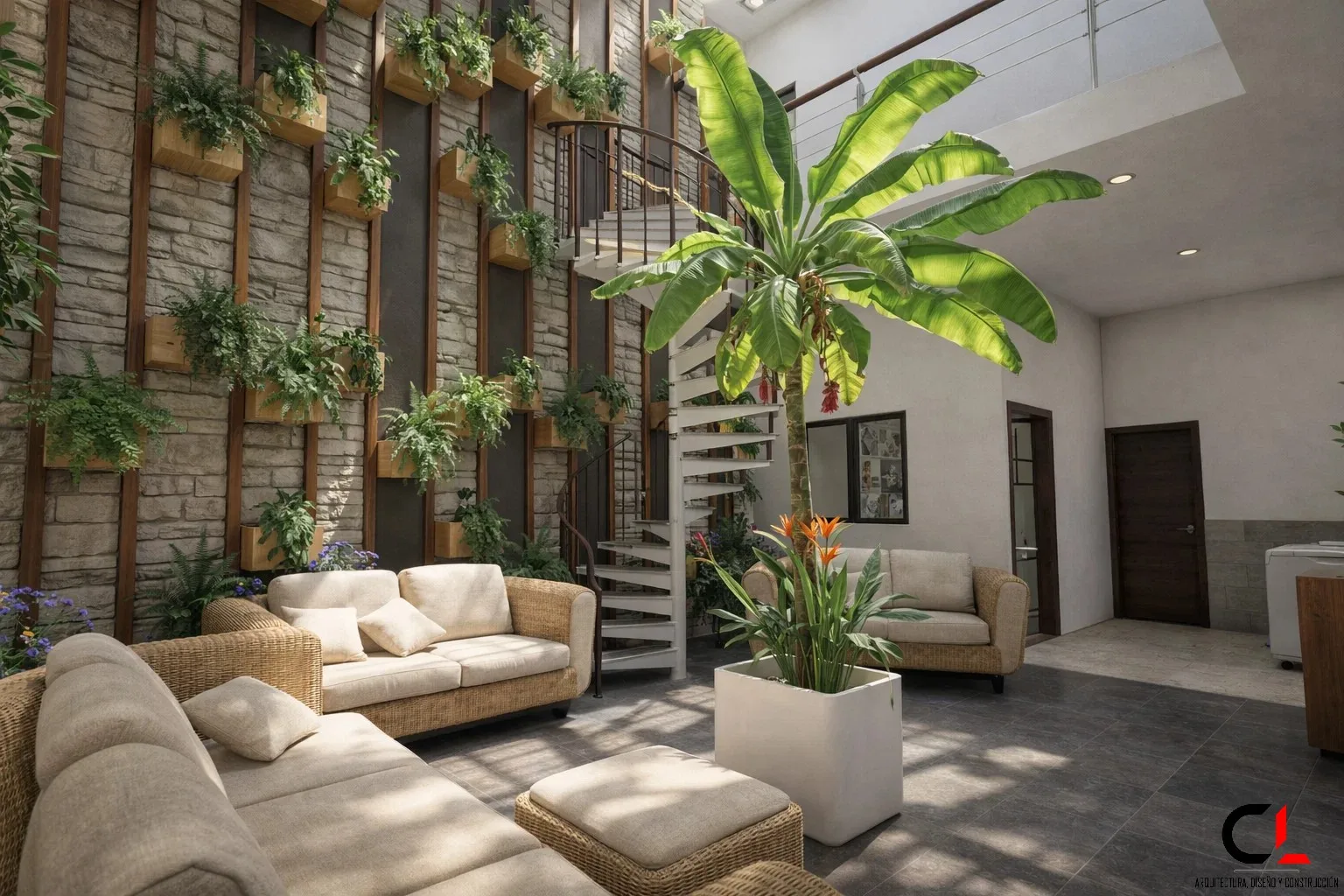 Casa con Patio Interior en Tibú